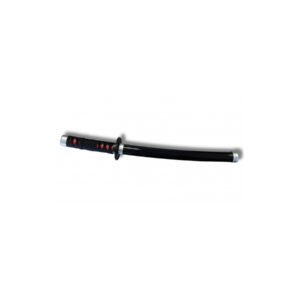 MINI KATANA DE MADERA NEGRA Y ROJA