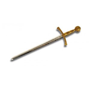 Abrecartas medieval dorado